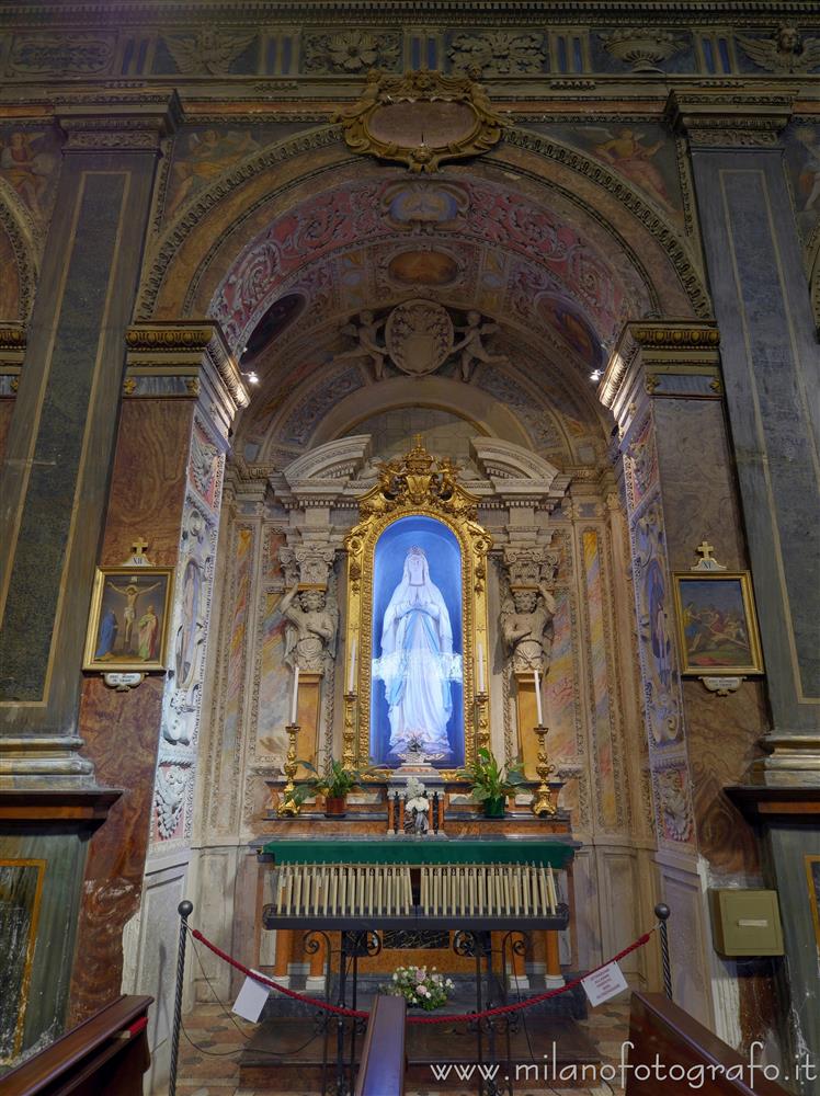 Biella (Italy) - Chapel of the Immaculate Virgin of Lourdes in the Church of the Holy Trinity
